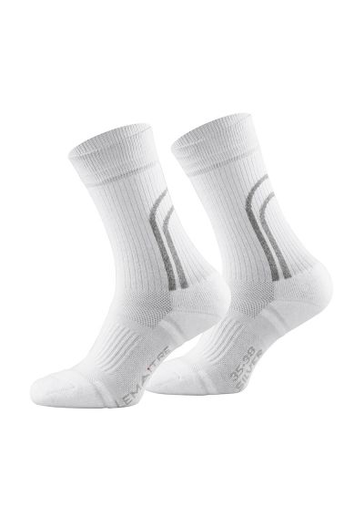LINDOR WHITE hard-wearing & comfortable crew sock