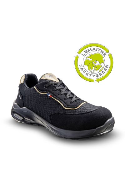 EVA BAS NOIR S3S eco-designed safety shoe for women