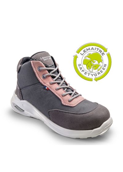 EVA HAUT GRIS S3S eco-designed safety shoe for women